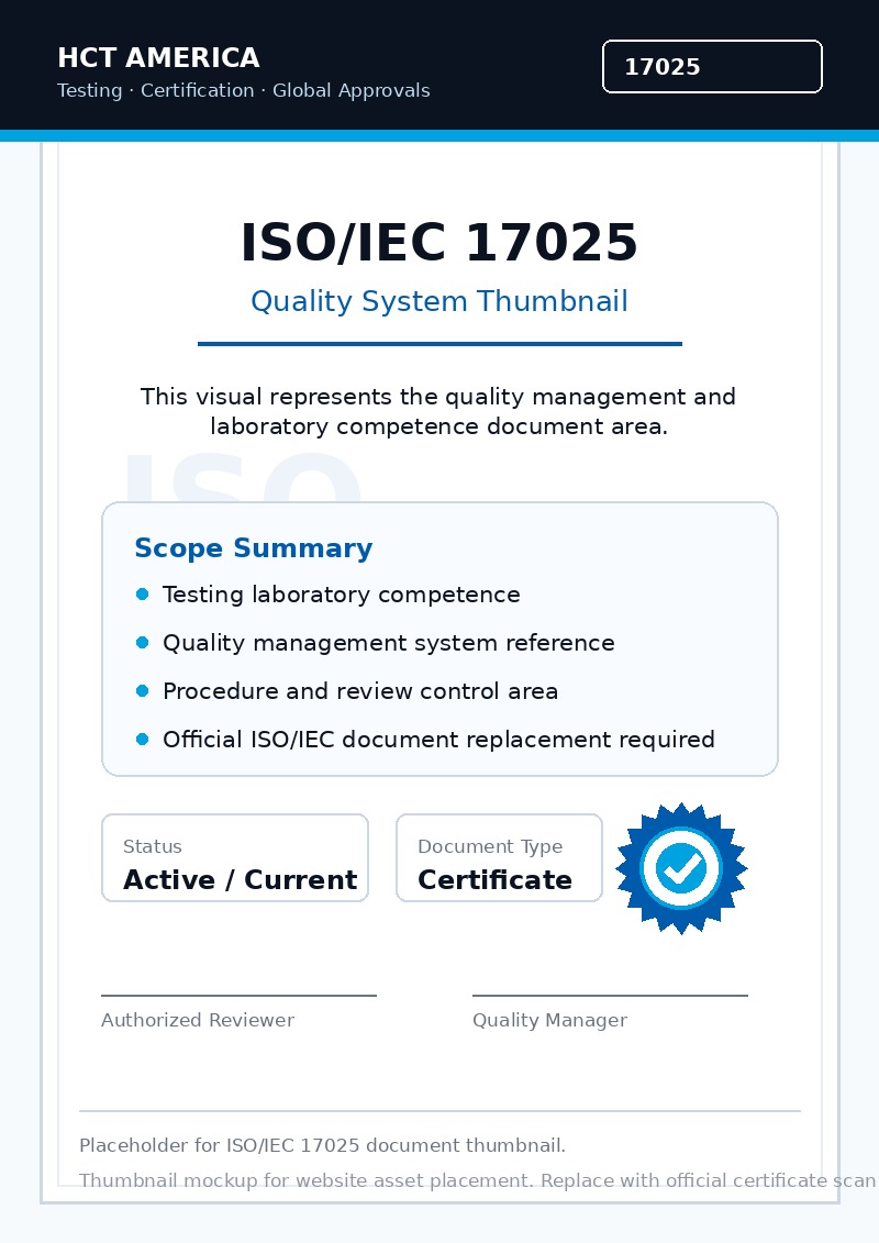ISO/IEC 17025