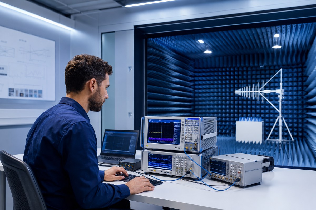 EMC test chamber