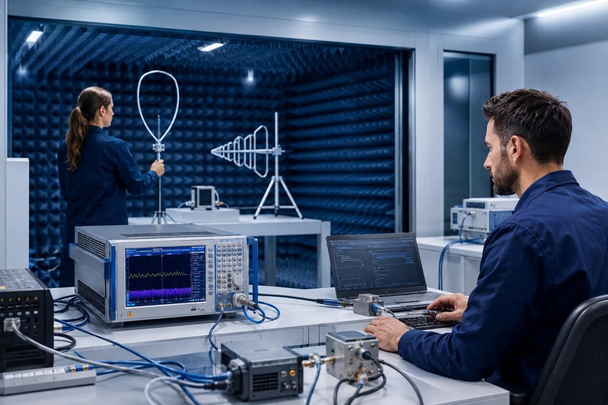 RF testing lab